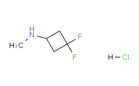 CAS No. 1445951-07-4, 3,3-Difluoro-N-methylcyclobutanamine hydrochloride