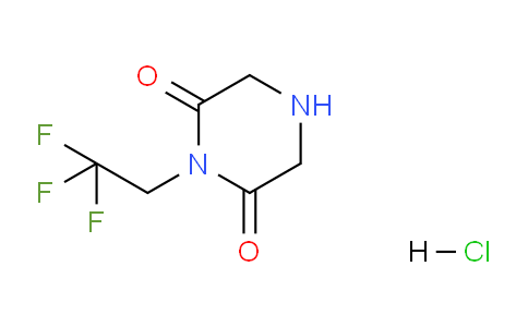 CAS No. 1422344-02-2, 1-(2,2,2-Trifluoroethyl)piperazine-2,6-dione hydrochloride