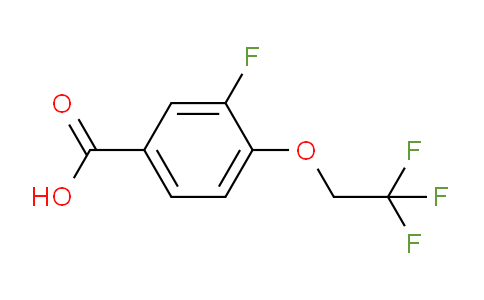 CAS No. 1020998-55-3, 3-Fluoro-4-(2,2,2-trifluoroethoxy)benzoic acid