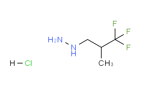 CAS No. 2101704-42-9, (3,3,3-trifluoro-2-methylpropyl)hydrazine;hydrochloride