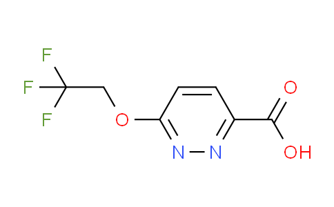 CAS No. 1178449-40-5, 6-(2,2,2-trifluoroethoxy)pyridazine-3-carboxylic acid