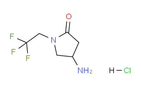 CAS No. 1333541-65-3, 4-amino-1-(2,2,2-trifluoroethyl)pyrrolidin-2-one hydrochloride