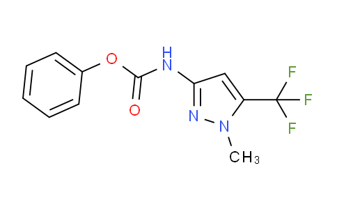 CAS No. 1188909-55-8, phenyl N-[1-methyl-5-(trifluoromethyl)pyrazol-3-yl]carbamate