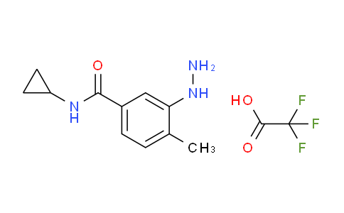 CAS No. 836684-56-1, N-cyclopropyl-3-hydrazinyl-4-methylbenzamide 2,2,2-trifluoroacetate