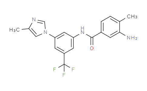 CAS No. 915711-42-1, 3-amino-4-methyl-N-[3-(4-methylimidazol-1-yl)-5-(trifluoromethyl)phenyl]benzamide