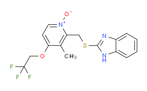 CAS No. 163119-30-0, 2-[[3-methyl-1-oxido-4-(2,2,2-trifluoroethoxy)pyridin-1-ium-2-yl]methylsulfanyl]-1H-benzimidazole