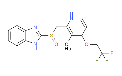 CAS No. 2270838-66-7, 2-(((3-methyl-4-(2,2,2-trifluoroethoxy)-1,4-dihydropyridin-2-yl)methyl)sulfinyl)-1H-benzo[d]imidazole
