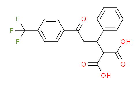 CAS No. 1221962-86-2, 2-(3-Oxo-1-phenyl-3-(4-(trifluoromethyl)phenyl)-propyl)malonic acid