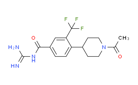CAS No. 1204329-34-9, 4-(1-Acetylpiperidin-4-yl)-N-carbamimidoyl-3-(trifluoromethyl)benzamide
