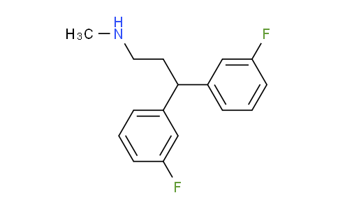CAS No. 186495-99-8, 3,3-bis(3-fluorophenyl)-N-methylpropan-1-amine