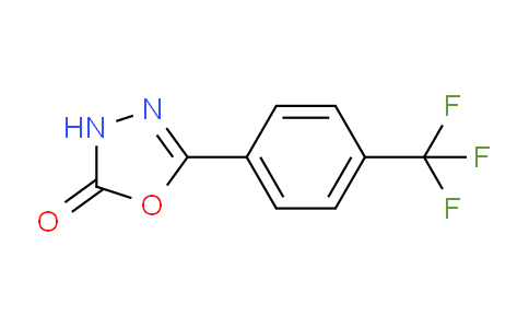 CAS No. 202823-22-1, 5-(4-(trifluoromethyl)phenyl)-1,3,4-oxadiazol-2(3H)-one