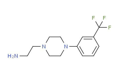 CAS No. 27144-85-0, 2-(4-(3-(trifluoromethyl)phenyl)piperazin-1-yl)ethan-1-amine