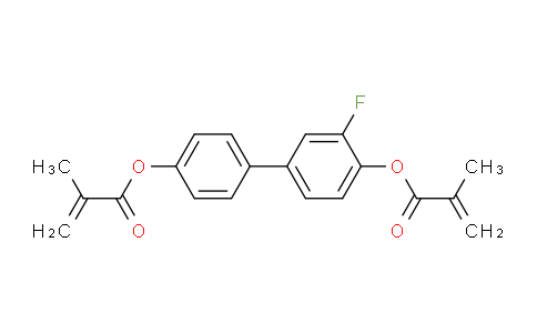 CAS No. 165255-16-3, 2-Methyl-2-propenoic acid 3-fluoro[1,1'-biphenyl]-4,4'-diyl ester