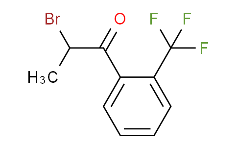 CAS No. 104384-69-2, 2-bromo-1-[2-(trifluoromethyl)phenyl]propan-1-one