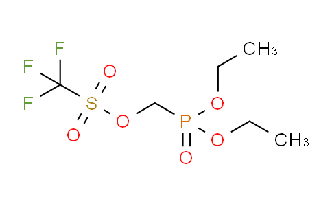 CAS No. 106938-62-9, Methanesulfonic acid, 1,1,1-trifluoro-, (diethoxyphosphinyl)methyl ester