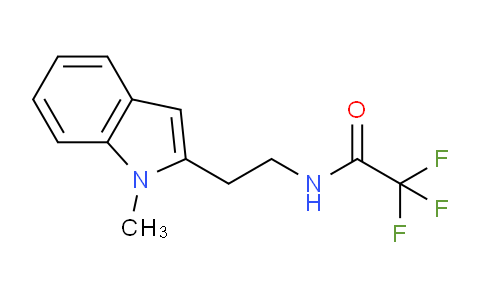 CAS No. 122853-01-4, 2,2,2-trifluoro-N-(2-(1-methyl-1H-indol-2-yl)ethyl)acetamide