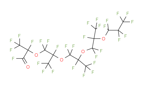 CAS No. 34761-47-2, Perfluoro-2,5,8,11-tetramethyl-3,6,9,12-tetraoxapentadecanoyl fluoride