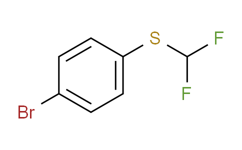 CAS No. 4837-14-3, 1-Bromo-4-[(difluoromethyl)sulfanyl]benzene