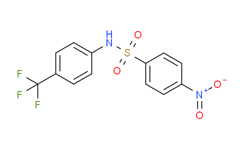 CAS No. 312-51-6, 4-Nitro-N-[4-(trifluoromethyl)phenyl]benzenesulfonamide