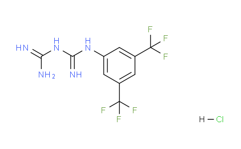 CAS No. 36068-40-3, 1-[3,5-Bis(trifluoromethyl)phenyl]biguanide, HCl