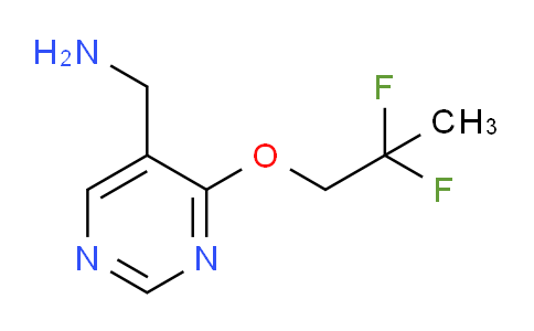 CAS No. 1799579-59-1, C-[4-(2,2-Difluoro-propoxy)-pyrimidin-5-yl]-methylamine
