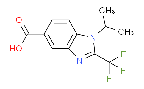 CAS No. 306935-42-2, 1-Isopropyl-2-(trifluoromethyl)-1H-benzimidazole-5-carboxylic acid