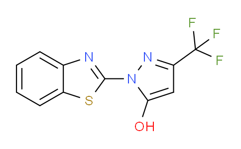 CAS No. 311812-88-1, 1-(1,3-Benzothiazol-2-yl)-3-(trifluoromethyl)-1h-pyrazol-5-ol