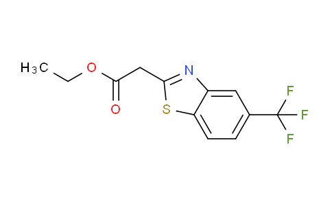 CAS No. 1126637-92-0, ethyl 2-(5-(trifluoromethyl)benzo[d]thiazol-2-yl)acetate