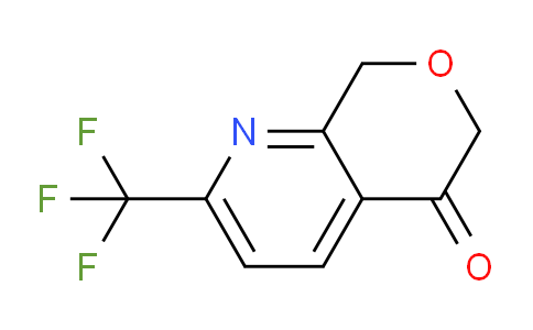 CAS No. 1256806-23-1, 2-(trifluoromethyl)-5H,6H,8H-pyrano[3,4-b]pyridin-5-one