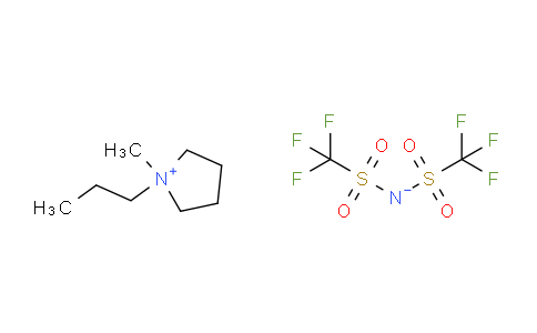 CAS No. 223437-05-6, bis(trifluoromethylsulfonyl)azanide;1-methyl-1-propylpyrrolidin-1-ium