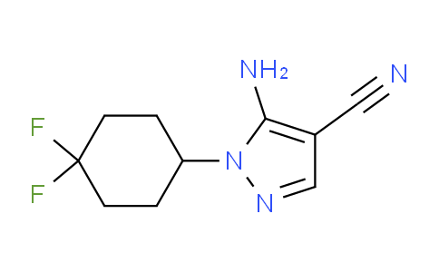 CAS No. 1082745-53-6, 5-Amino-1-(4,4-difluorocyclohexyl)-1H-pyrazole-4-carbonitrile
