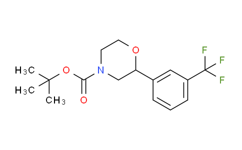 CAS No. 2007915-52-6, tert-butyl 2-(3-(trifluoromethyl)phenyl)morpholine-4-carboxylate