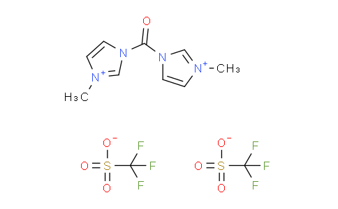 CAS No. 120418-31-7, 1,1'-carbonylbis(3-methylimidazolium) triflate