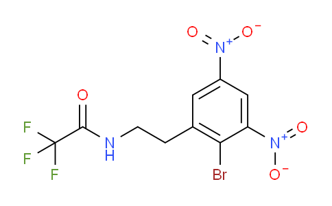CAS No. 1161880-90-5, N-(2-Bromo-3,5-dinitrophenethyl)-2,2,2-trifluoroacetamide