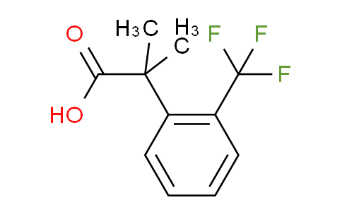 CAS No. 1220019-86-2, 2-Methyl-2-(2-(trifluoromethyl)phenyl)propanoic acid