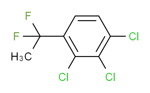 CAS No. 1204296-08-1, 1,2,3-Trichloro-4-(1,1-difluoroethyl)benzene