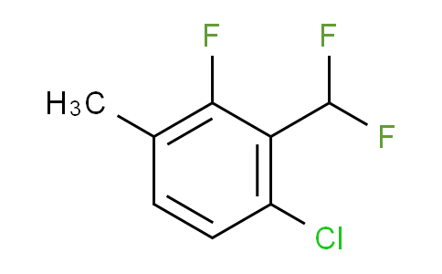 CAS No. 1221272-76-9, 1-Chloro-2-(difluoromethyl)-3-fluoro-4-methylbenzene