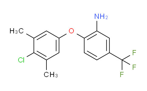 CAS No. 175134-99-3, 2-(4-Chloro-3,5-dimethylphenoxy)-5-(trifluoromethyl)aniline