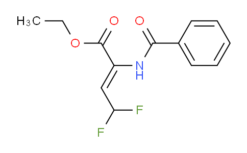 CAS No. 1083005-83-7, Ethyl (Z)-2-benzamido-4,4-difluorobut-2-enoate