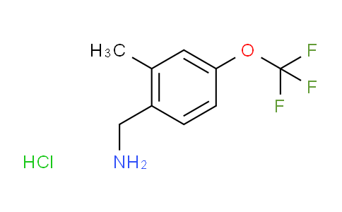 CAS No. 1229625-05-1, (2-Methyl-4-(trifluoromethoxy)phenyl)methanamine hydrochloride