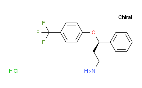 CAS No. 138614-32-1, (R)-3-Phenyl-3-(4-(trifluoromethyl)phenoxy)propan-1-amine hydrochloride