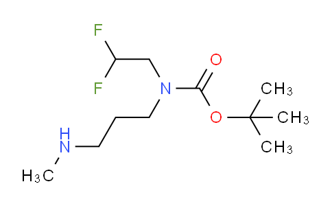 CAS No. 1416375-00-2, tert-Butyl (2,2-difluoroethyl)(3-(methylamino)propyl)carbamate