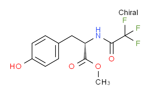 CAS No. 1604-54-2, (S)-Methyl 3-(4-hydroxyphenyl)-2-(2,2,2-trifluoroacetamido)propanoate