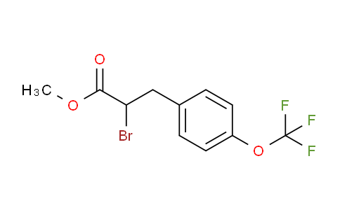 CAS No. 175203-81-3, Methyl 2-bromo-3-(4-(trifluoromethoxy)phenyl)propanoate
