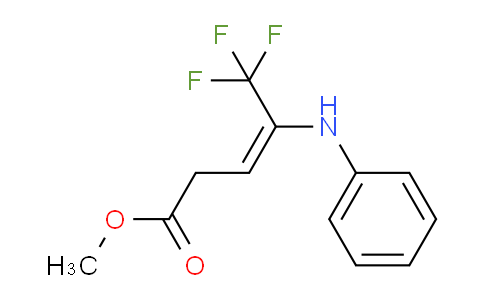 CAS No. 914613-27-7, Methyl 5,5,5-trifluoro-4-(phenylamino)pent-3-enoate