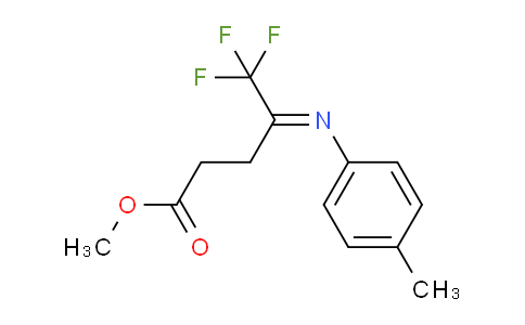 CAS No. 941673-07-0, Methyl 5,5,5-trifluoro-4-(p-tolylimino)pentanoate