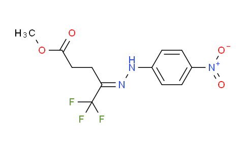 CAS No. 1161004-91-6, Methyl 5,5,5-trifluoro-4-(2-(4-nitrophenyl) hydrazono)pentanoate