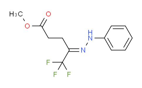 CAS No. 915071-75-9, Methyl 5,5,5-trifluoro-4-(2-phenylhydrazono)pentanoate