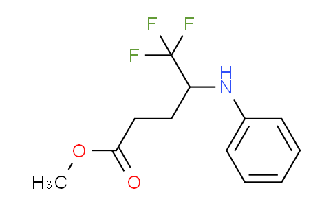 CAS No. 914613-28-8, Methyl 5,5,5-trifluoro-4-(phenylamino)pentanoate