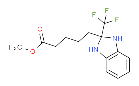 CAS No. 1192226-02-0, Methyl 5-(2-(trifluoromethyl)-2,3-dihydro-1H-benzo[d]imidazol-2-yl)pentanoate